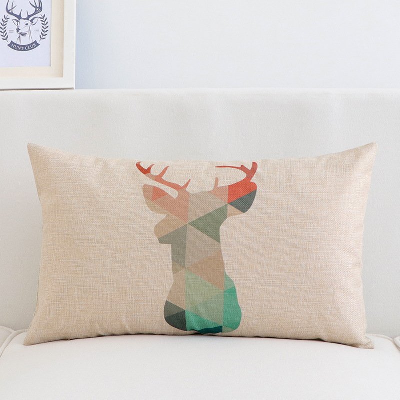 Cushion Car And Office Chair Long Shape Pillow Cover