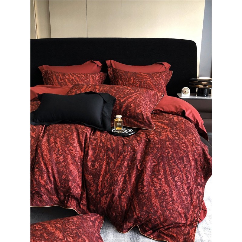 Long-staple Cotton Printed Four-piece Bedding Set Cotton Bedding Long-staple Cotton Printed Four-piece Bedding Set Cotton Bedding