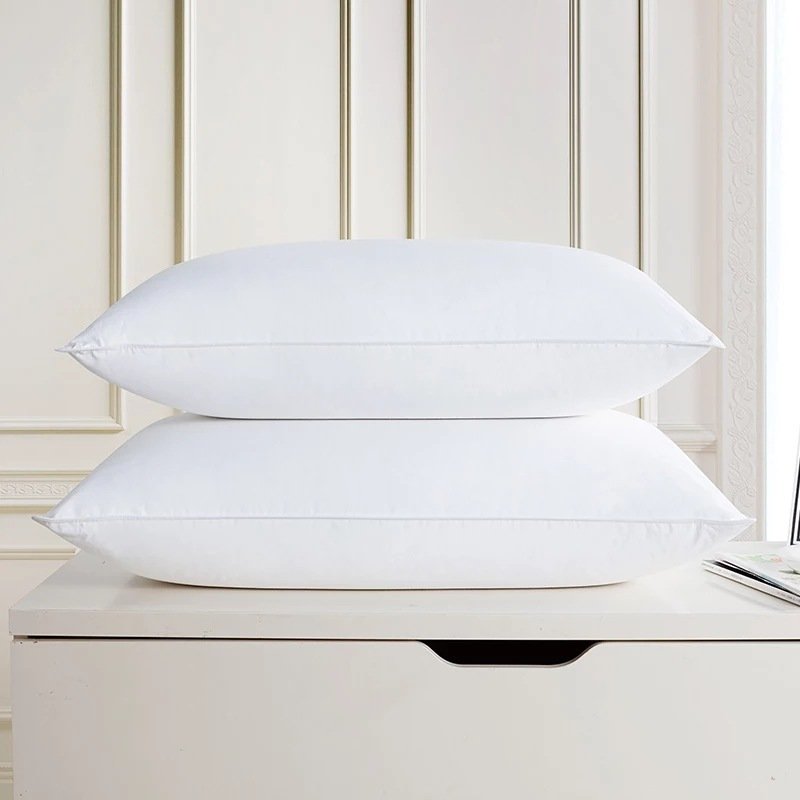 White Goose Pillow Filled With 90Down White Goose Pillow Filled With 90Down