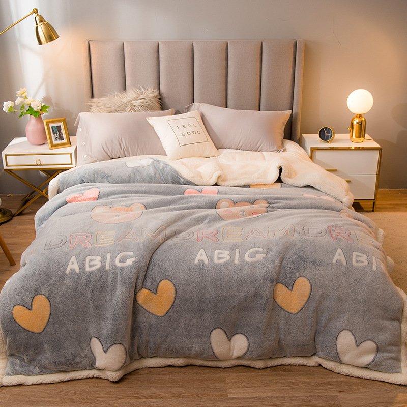 Thickened Winter Warm Single Quilt Blanket Thickened Winter Warm Single Quilt Blanket