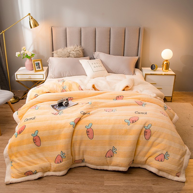 Thickened Winter Warm Single Quilt Blanket Thickened Winter Warm Single Quilt Blanket