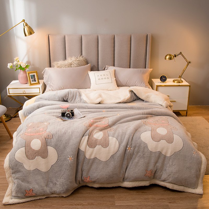 Thickened Winter Warm Single Quilt Blanket Thickened Winter Warm Single Quilt Blanket