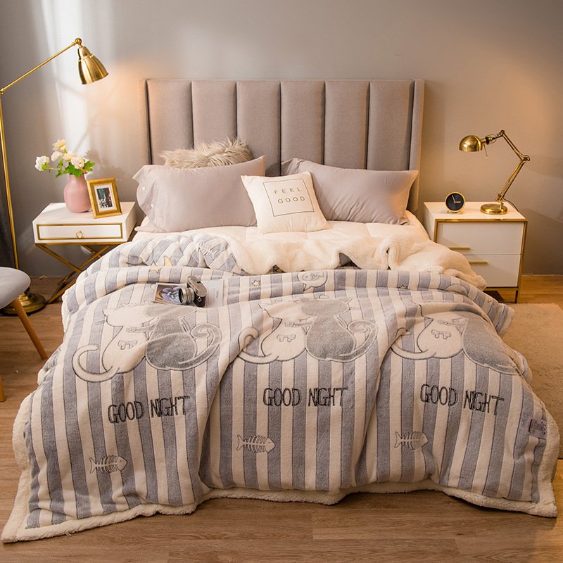 Thickened Winter Warm Single Quilt Blanket Thickened Winter Warm Single Quilt Blanket