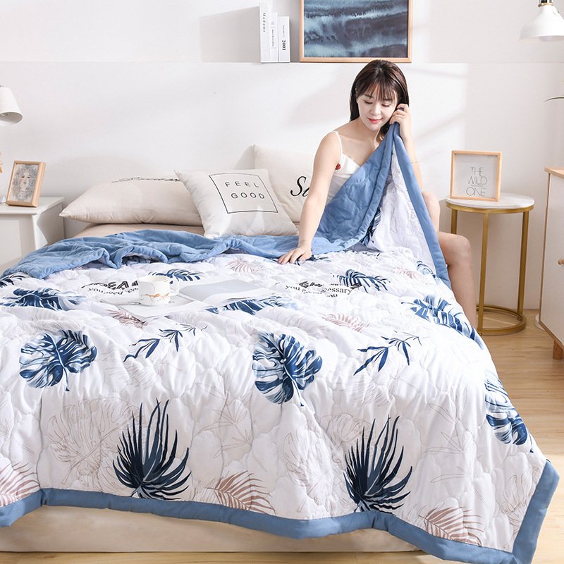 Washed cotton summer quilt