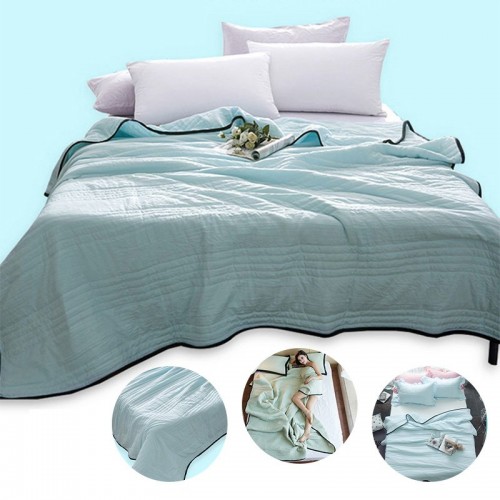 Cooling Blankets Pure Color Summer Quilt Plain Sum...