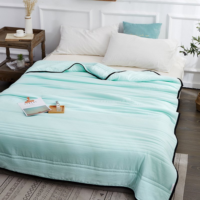Cooling Blankets Pure Color Summer Quilt Plain Summer Cool Quilt Compressible Air-conditioning Quilt Quilt Blanket Cooling Blankets Pure Color Summer Quilt Plain Summer Cool Quilt Compressible Air-conditioning Quilt Quilt Blanket