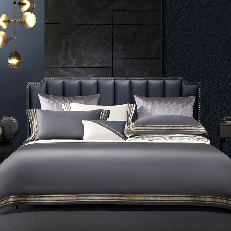 Light Luxury Solid 140 Thread Count Embroidery Sol...