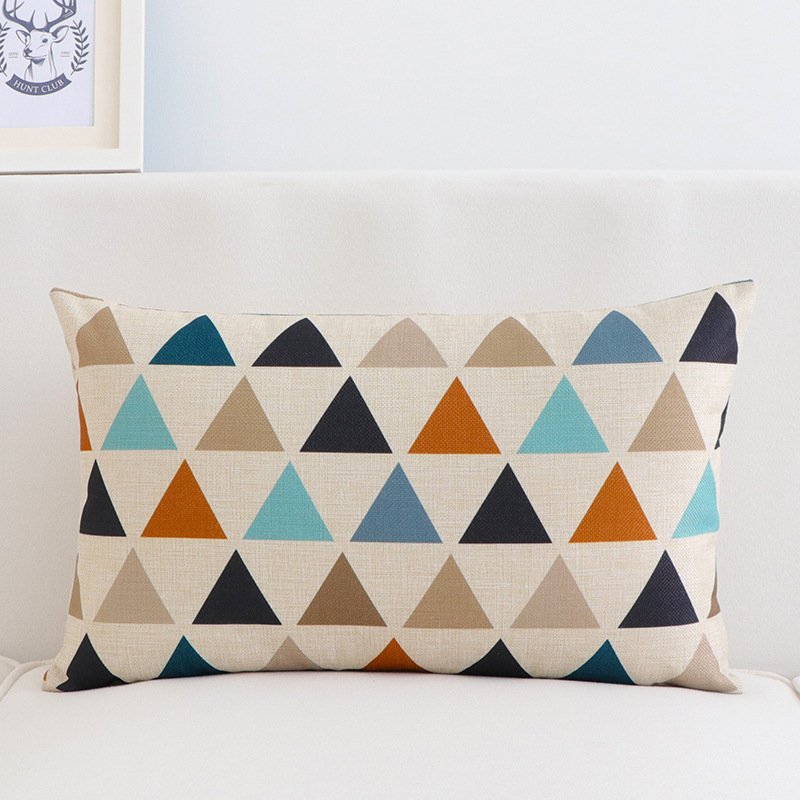 Cushion Car And Office Chair Long Shape Pillow Cover