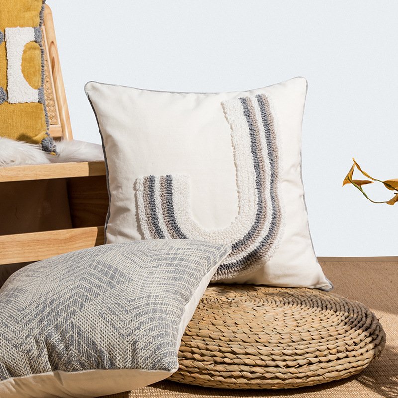 Simple Ins Style Loop Velvet Pillow Cover Simple Ins Style Loop Velvet Pillow Cover