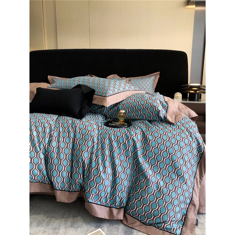 Long-staple Cotton Printed Four-piece Bedding Set Cotton Bedding Long-staple Cotton Printed Four-piece Bedding Set Cotton Bedding