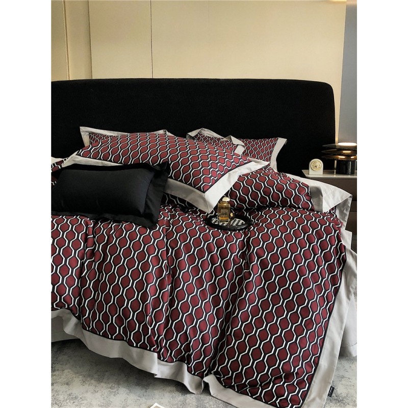 Long-staple Cotton Printed Four-piece Bedding Set Cotton Bedding Long-staple Cotton Printed Four-piece Bedding Set Cotton Bedding