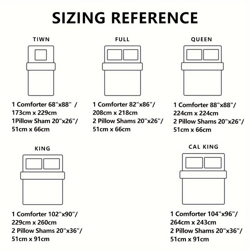 7-piece Bagged Bedding Set Suit