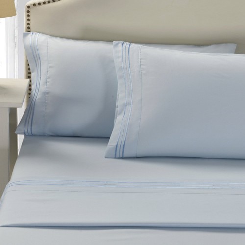 Embroidered Comfortable Breathable Frosted Pillowc...