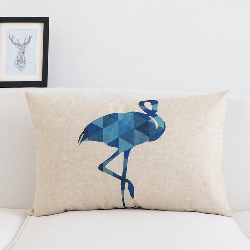 Cushion Car And Office Chair Long Shape Pillow Cover