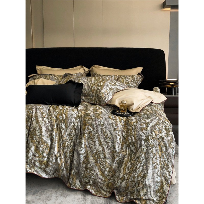Long-staple Cotton Printed Four-piece Bedding Set Cotton Bedding Long-staple Cotton Printed Four-piece Bedding Set Cotton Bedding