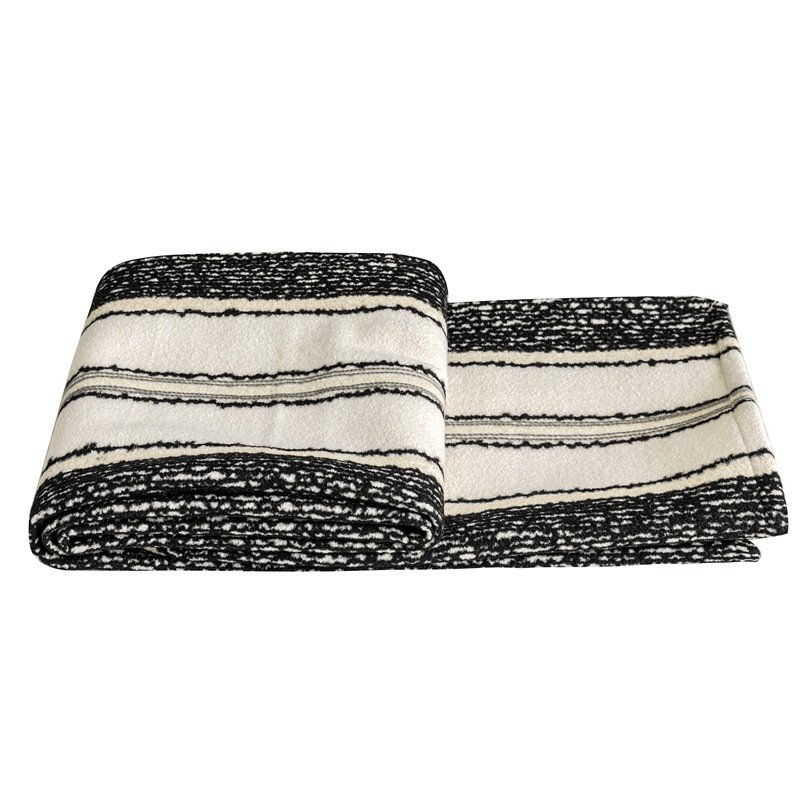 Modern Style Black And White Striped Bedding Four-piece Set