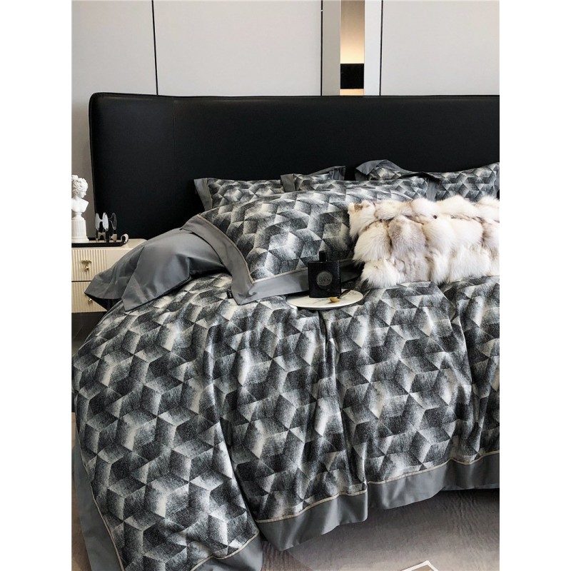 Long-staple Cotton Printed Four-piece Bedding Set Cotton Bedding Long-staple Cotton Printed Four-piece Bedding Set Cotton Bedding