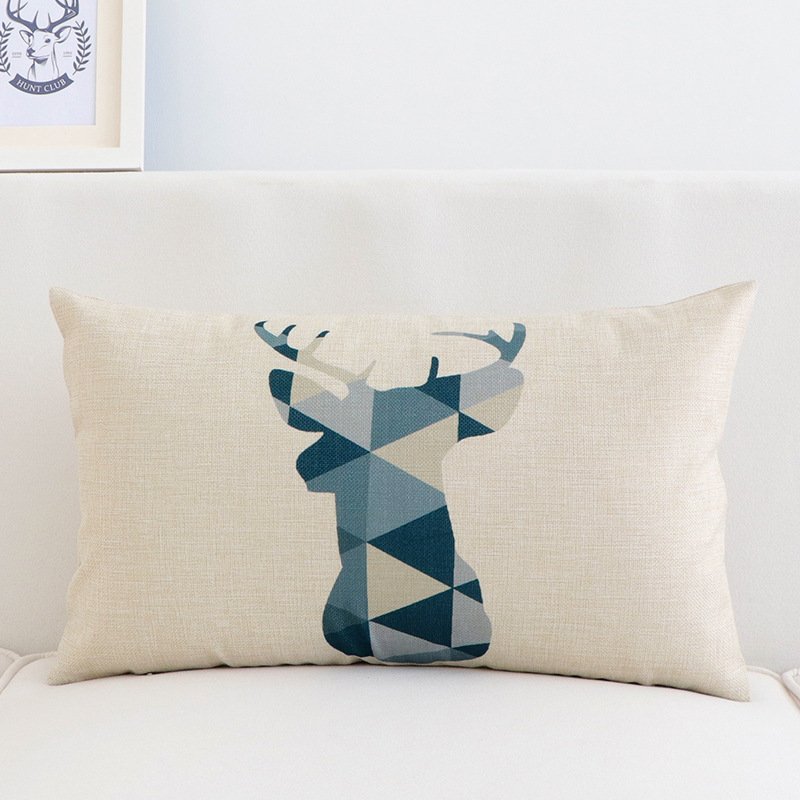 Cushion Car And Office Chair Long Shape Pillow Cover