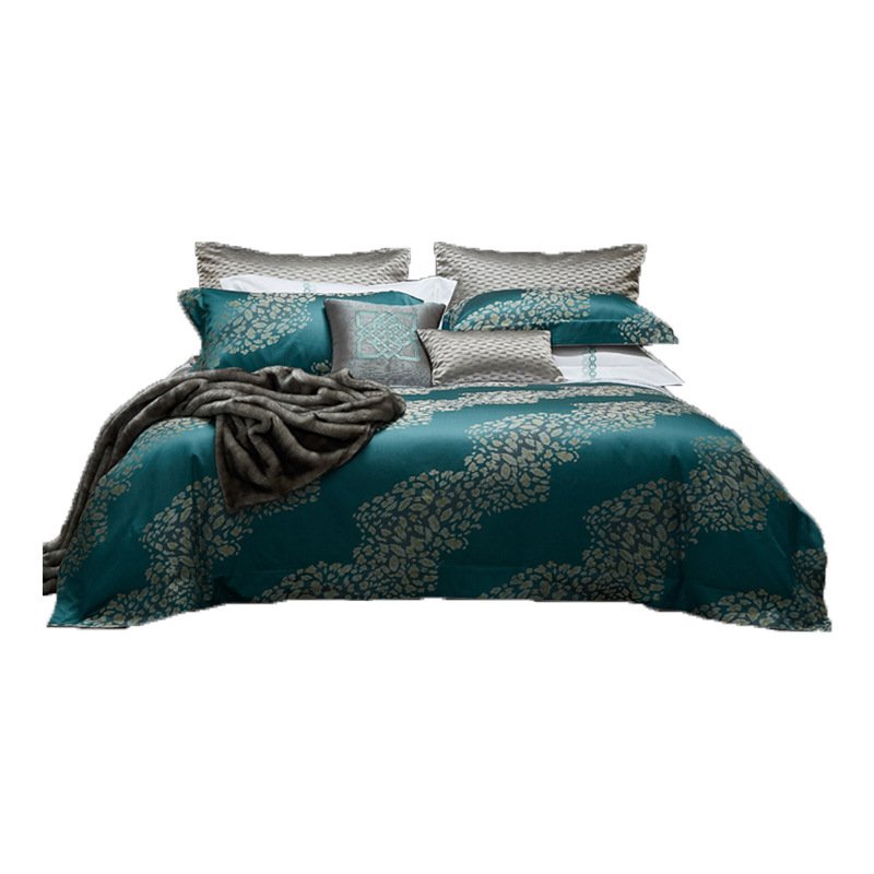 Town Style High-end Affordable Luxury Style Cotton Four-piece Bedding Set Town Style High-end Affordable Luxury Style Cotton Four-piece Bedding Set