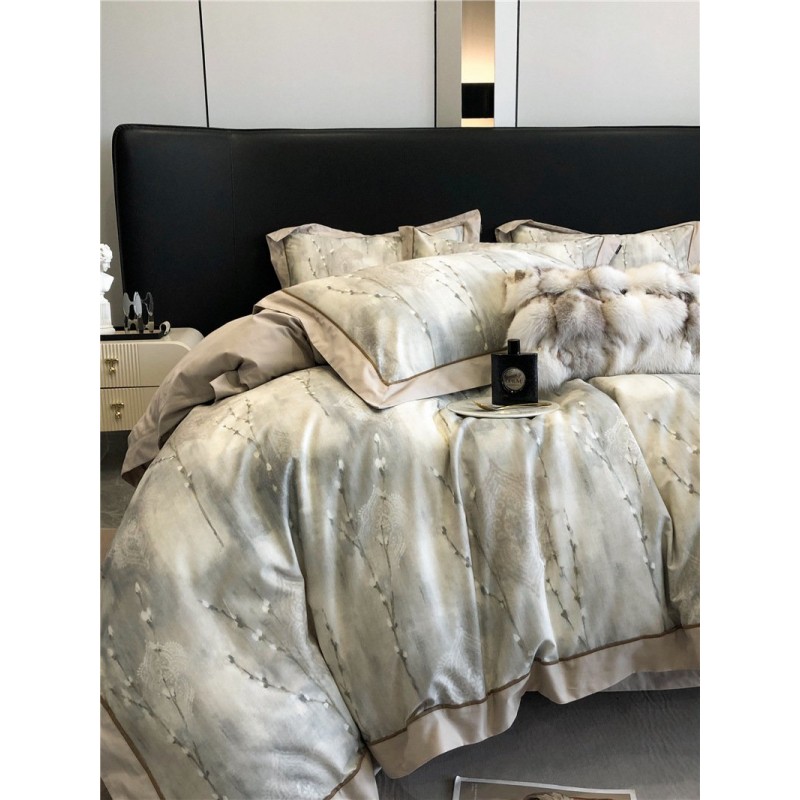 Long-staple Cotton Printed Four-piece Bedding Set Cotton Bedding Long-staple Cotton Printed Four-piece Bedding Set Cotton Bedding